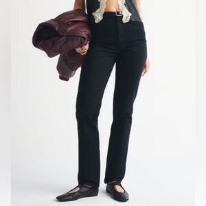 Abercrombie & Fitch 90’s Ultra High Rise Black Jeans